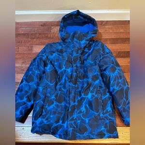 Children’s Place Electric Blue and Black Kids Puffer Jacket